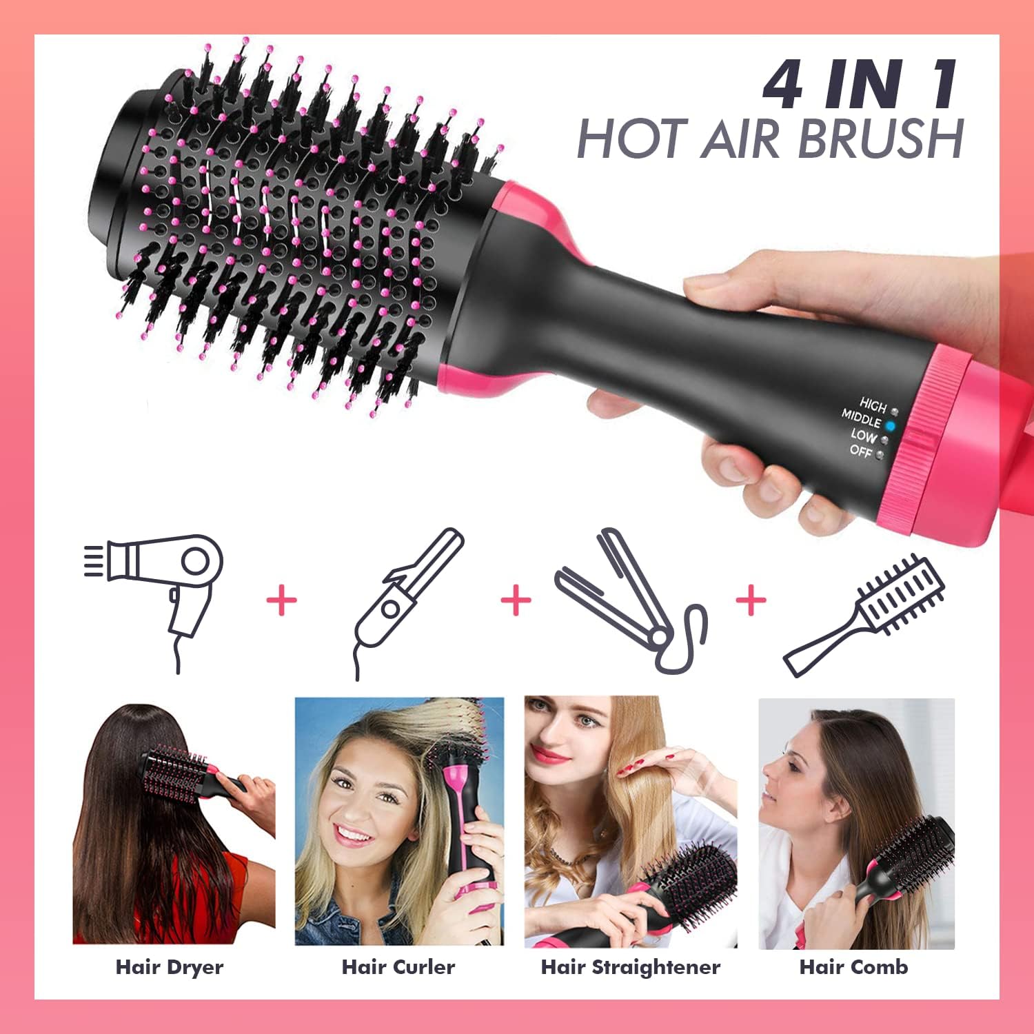 3 In 1 Hot Air Brush