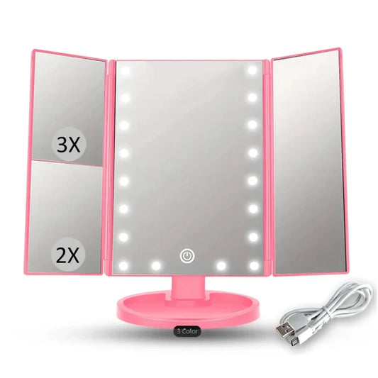 LED Lamp Luminous Makeup Mirror